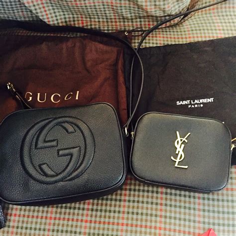 gucci soho disco vs ysl lou camera bag